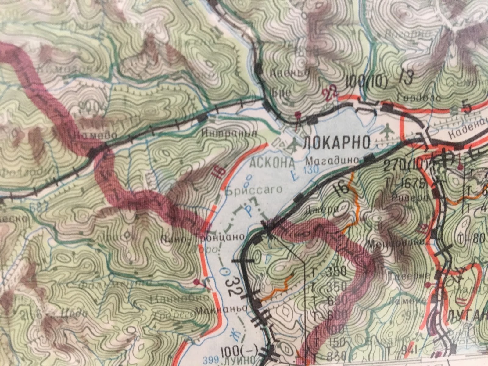 Soviet Maps of Switzerland: the case of Ticino
