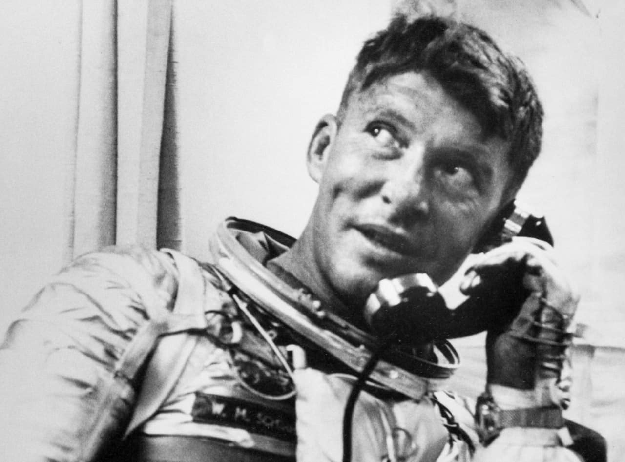 American hero and astronaut Walter Schirra with family roots from Ticino