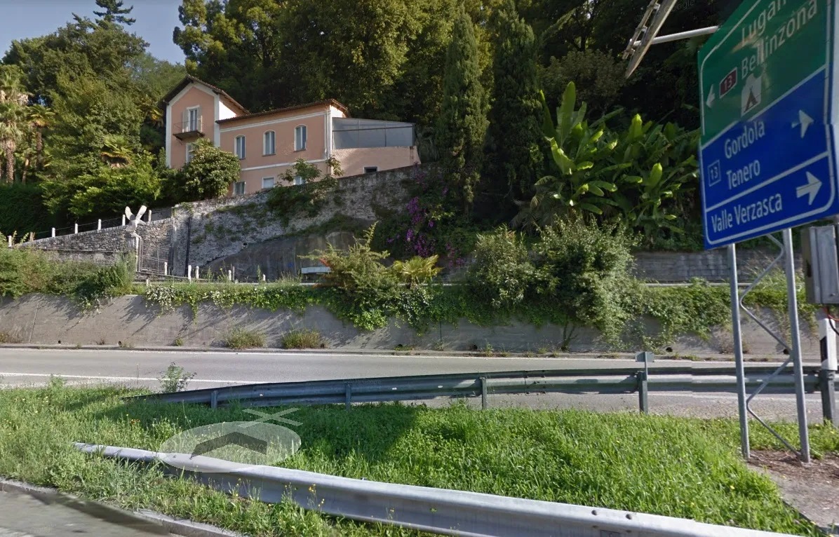 Vista parziale della Villa Baronata a Minusio, residenza dell'anarchico Mikhail Bakunin. Fonte: Insubrica Historica
