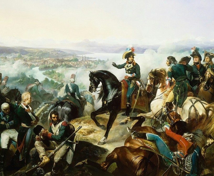 Nel settembre 1799, il generale francese André Masséna lanciò un audace attacco a sorpresa contro le truppe russo-austriache. Attraversando la Limmat, Masséna circondò e assalì Zurigo, sconfiggendo il generale Korsakov e salvando la Francia da una pericolosa invasione alleata.